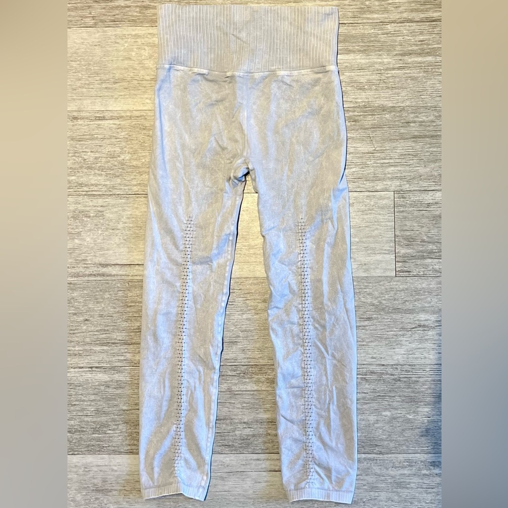 Free People Textured Gray Leggings NWOT